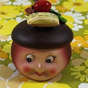 Vintage 1950s Fruit Candle